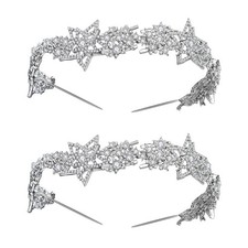 2 pezzi strass stella corona stella corona da sposa corona da sposa per