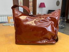 Bellissima borsa a spalla donna in pelle color ruggine ottimo stato Nicoli