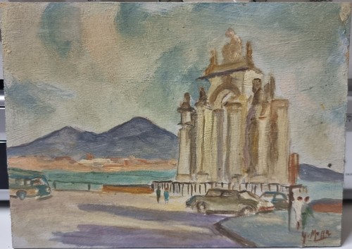 Napoli veduta del vesuvio - napoli,