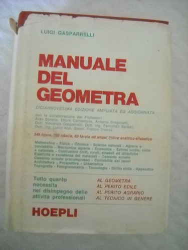 1982 hoepli manuale del - 1982,