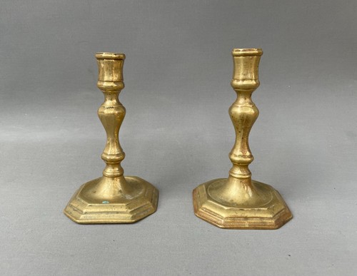 Coppia candelabri in - di,