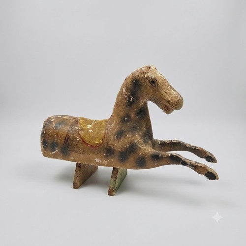 Antico cavallo cartapesta - antico,