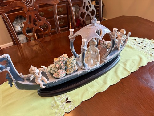 Lladro gondola love - lladro, 1870-