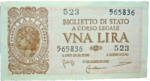 Banconota lira - banconota,