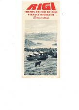SVIZZERA ,  RIGI  , FERROVIA , pubblicita'