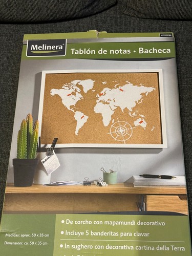 Mappamondo bacheca sughero - mappamondo,