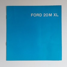Ford Taunus 20M XL Brochure Depliant  Caratteristiche e Prezzi 1968 Italiano