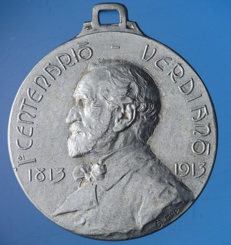 Giuseppe verdi medaglia 1913 - giuseppe,