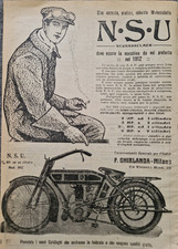 1912 PUBBLICITA' ADVERT NSU