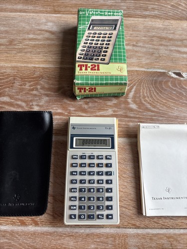 Texas instruments - instruments, ti‐21