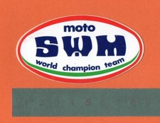 Adesivo Sticker Vintage Auto Moto Tuning Autocollant Aufkleber SWM Motocross