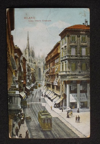 Cartolina 1900 corso vittorio - cartolina,