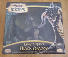 ? GARGANTUAN BLACK DRAGON Dungeons & Dragons D&D LIMITED EDITION MINIATURE