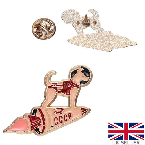 Cccp rocket dog - pin, badge