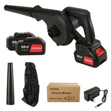 SOFFIATORE A DOPPIA BATTERIA 48V BRICOLAGE VELOCITÀ ARIA REGOLABILE CON SACCA