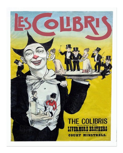 Vintage circo clown - , da