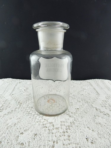 Antico barattolo vaso - vaso, vetro
