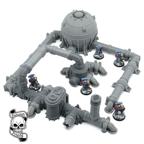 Set tubi industriali gotici