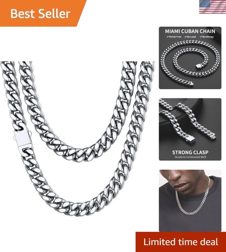 Collana catena maglia - , cubana