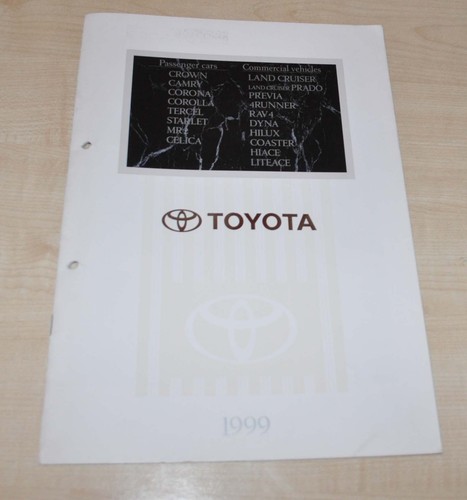 Toyota model range 1997 auto - model,