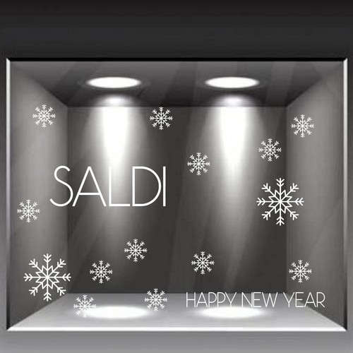 Vetrofanie saldi adesivi - saldi,