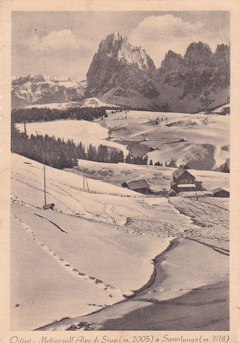 Cartolina bolzano ortisei - di, ,ortisei