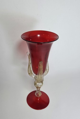 Calice vetro soffiato murano - vetro,