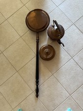 Antico scalda letto in rame