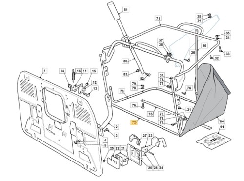 Telaio bocca sacco - , trattorino