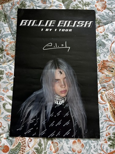 Poster musicale autografato
