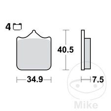 TRW Carbon Brake Pads CRQ