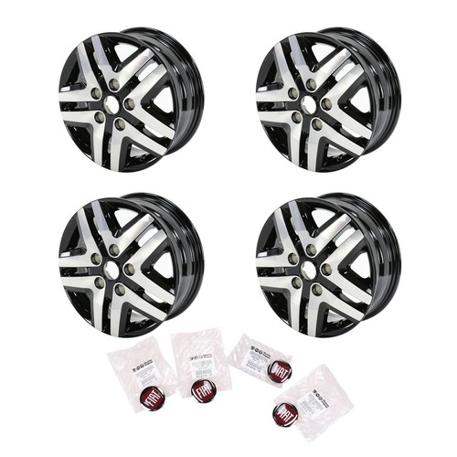 Lega set cerchi nero argento - lega,