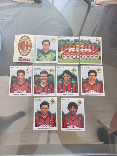 Lotto figurine milan 1991 1992 - milan,