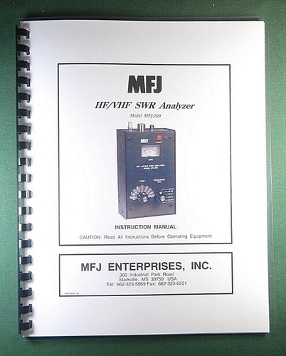 Mfj 209 swr - swr, analizzatore