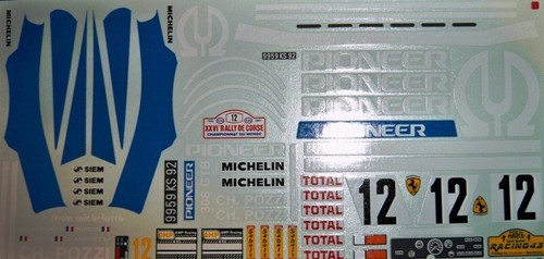 Decal ferrari 308 - decal, 1/24