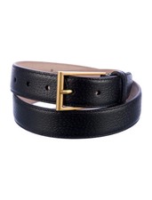 Gucci Grained Black Leather