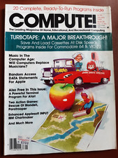 RIVISTA COMPUTE! 1985 VOL. 7 N. 1 (COMMODORE 64 / VIC 20 / ATARI RETROCOMPUTER)