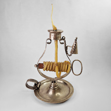 STOPPINIERA ITALIANA IN ARGENTO - XIX Secolo con Incisioni Personalizzate