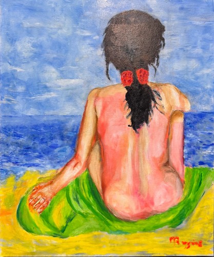 Grande quadro olio - quadro, su