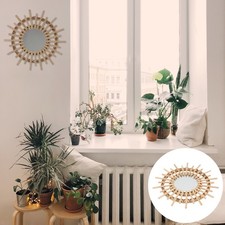 Specchio a parete a muro a parete a parete a tenuta in tessuto a mano 1pc