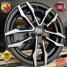 Kit 4 Cerchi in lega da 14" Compatibili con FIAT Coupe' Doblo' Fiorino Qubo Idea