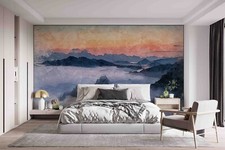 Carta da parati 3D montagna