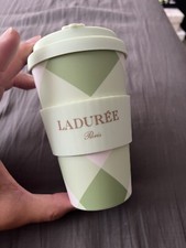 Laduree Unisex Travel Mug Tumbler VICHY 14 Oz NEW! Sold Out! Collector's Item