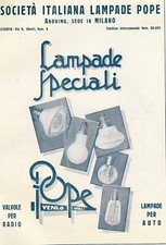 PUBBLICITA' 1926 POPE VENLO