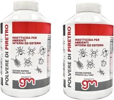Polvere di Piretro GM, Insetticida PBK inodore per Casa e Giardino, Pronto all’U