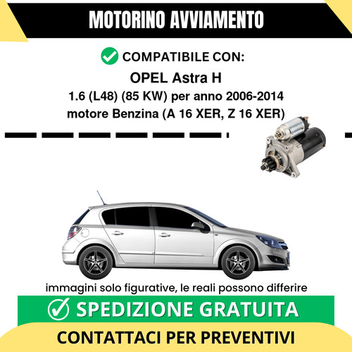 Motorino avviamento opel - avviamento,