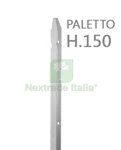 10pz paletti ferro zincato - 10pz,