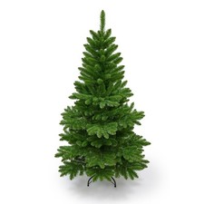 Albero di Natale Artificiale Abete Norvegese PVC Denso 160, 190, 220 cm