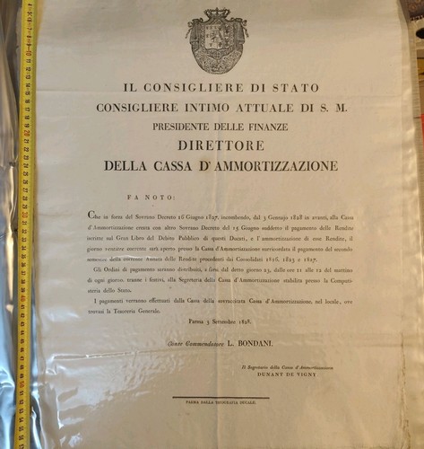 Decreto 1828 parma - parma, cassa