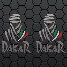 2 ADESIVO ADESIVI DAKAR SILVER